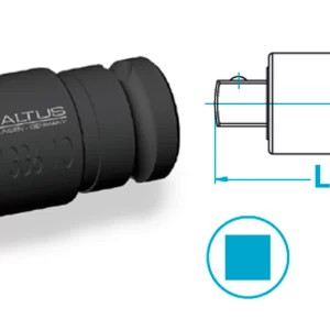 Atlas Copco-Quick change adapter with square output