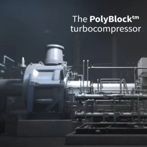 Atlas Copco-geared compressor for PP/PE