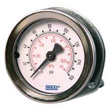 Bourdon tube pressure gauge 111.16