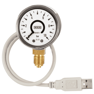 Bourdon tube pressure gauge PGT10 USB
