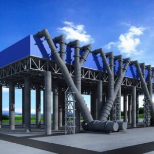 GMS  Shuangliang Air cooled condenser (ACC) for thermal power plant