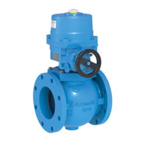 Flomatic Valves 54-A Flo-E-Centric Plug Valve with Actuator