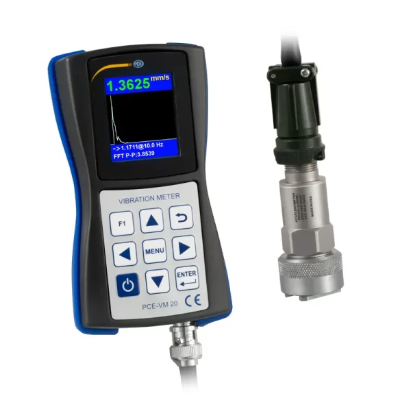 Accelerometer PCE-VM 20-ICA incl. ISO Calibration Certificate