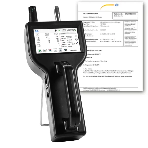 Air Quality Meter PCE-PQC 11EU Incl. Calibration Certificate