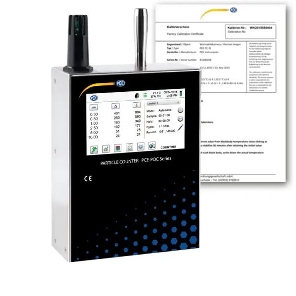 Carbon Dioxide Meter PCE-PQC 34EU Incl. Calibration Certificate