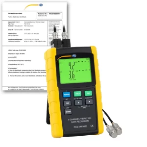Condition Monitoring Vibration Meter PCE-VM 5000-ICA Incl. ISO Calibration