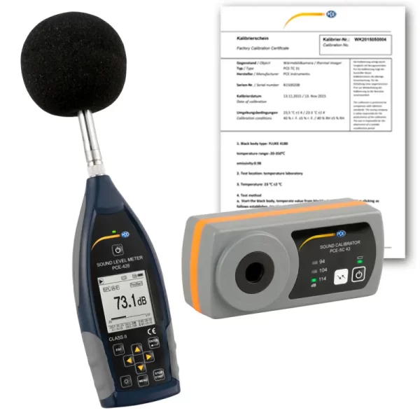 Environmental Meter PCE-428-EKIT-ICA incl. ISO Calibration Certificate