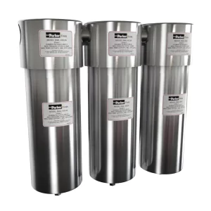 Parker Finite SN 3-Stage Stainless Steel Filters for Food Contact Applications