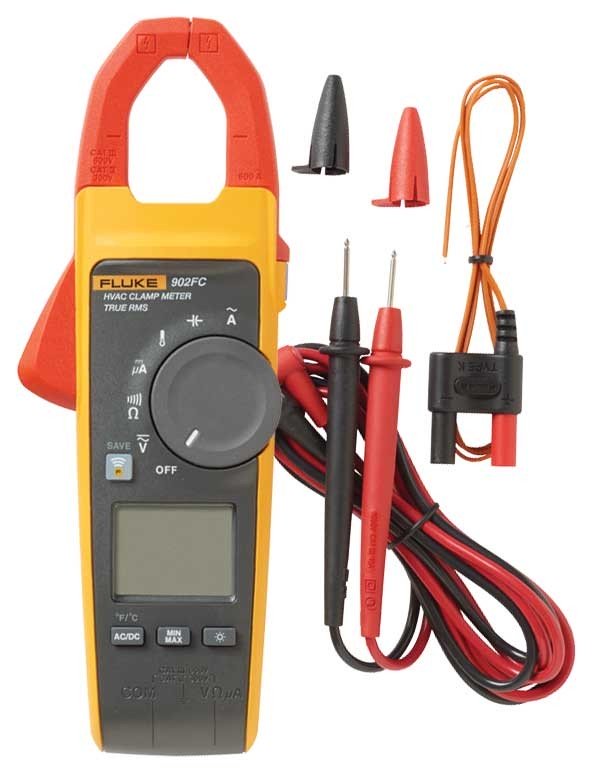 Fluke 902 FC True-RMS HVAC Clamp Meter