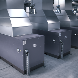 Atlas Copco- Oil-lubricated screw compressors GA (VSD⁺)
