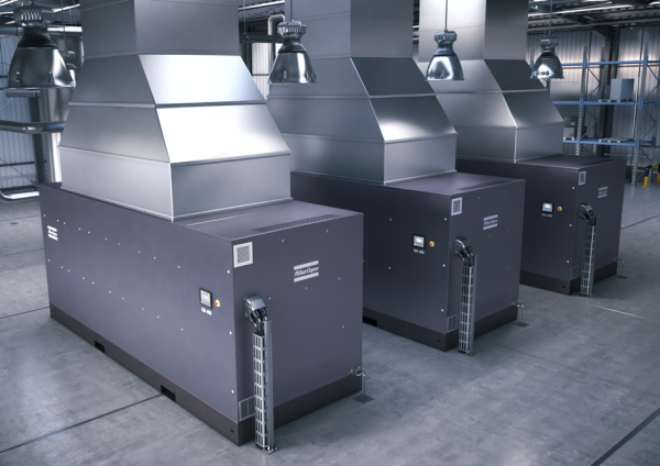 Atlas Copco- Oil-lubricated screw compressors GA (VSD⁺)