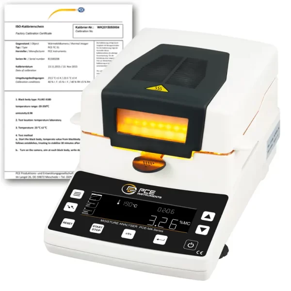 Moisture Meter PCE-MA 50X-ICA incl. ISO Calibration Certificate