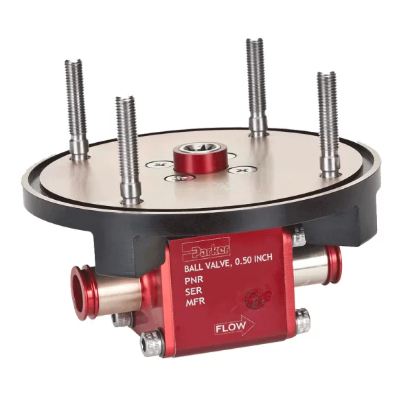 Parker Motor-Operated Fuel Shutoff Valve