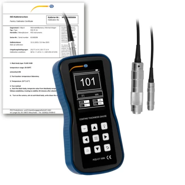 NDT Tester - Surface Tester PCE-CT 100N-ICA incl. ISO Calibration