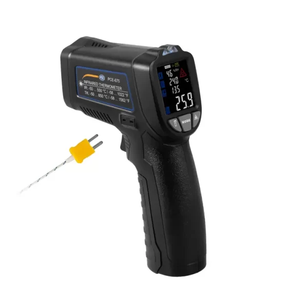 Surface Testing-Temperature Meter PCE-675-ICA Incl. ISO Calibration