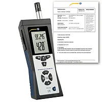 Temperature Meter PCE-320-ICA incl. ISO Calibration Certificate