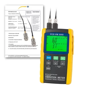 Vibration Analyzer PCE-VM 5000-ICA Incl. ISO Calibration Certificate