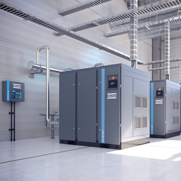 Atlas Copco- Oil-free screw air compressors ZR & ZT (VSD)