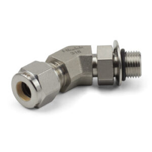 Hitelok Tube Fittings-45° Positionable Male Elbow