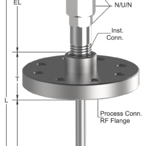 Tempsen R - 730 RTD with N/U/N & Straight Thermowell