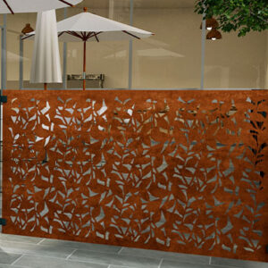 Gnee Steel- Garden Privacy Art Metal Panels Corten Screen