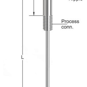 Tempsen T - 105 THERMOCOUPLE WITH NIPPLE