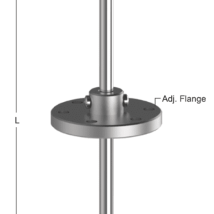 Tempsen T - 502 THERMOCOUPLE WITH THERMOWELL & ADJUSTABLE FLANGE
