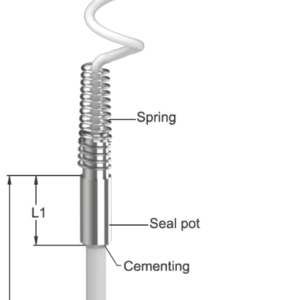 Tempsen T - 800 STANDARD THERMOCOUPLE WITH CABLE & M-F CONNECTOR