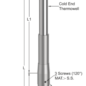 Tempsen T - 951 THERMOCOUPLE FOR MOLTEN ALUMINIUM (STRAIGHT)