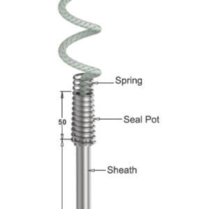 Tempsen T - 988 ULTRA HIGH TEMPERATURE THERMOCOUPLE WITH CABLE