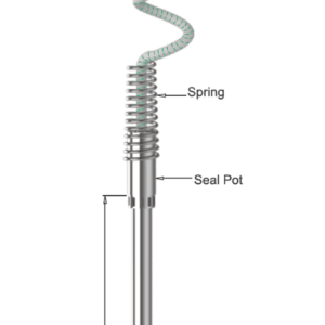 Tempsen T - 992 ULTRA HIGH TEMPERATURE THERMOCOUPLE, TRANSITION JOINT WITH LEMO CONNECTOR